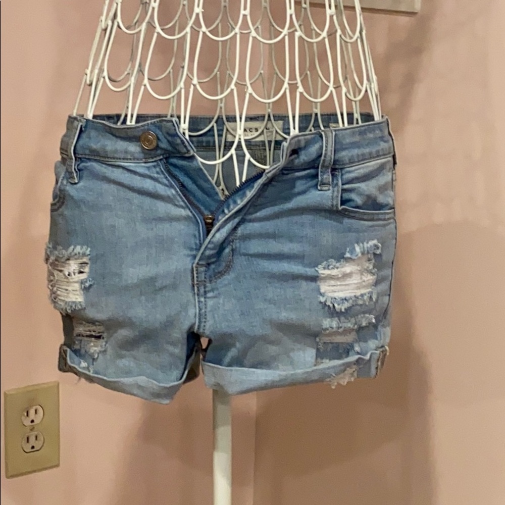 High waisted shorts